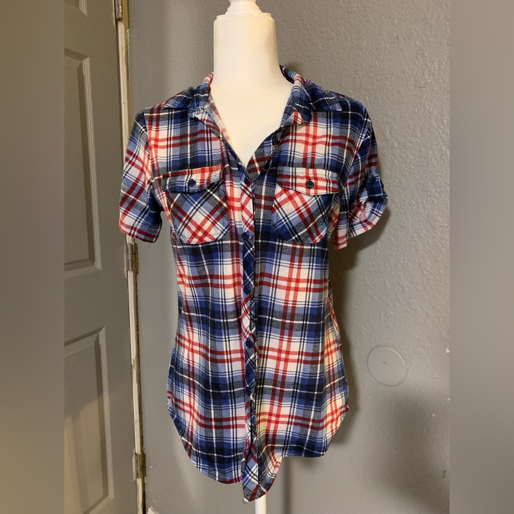 Plaid top